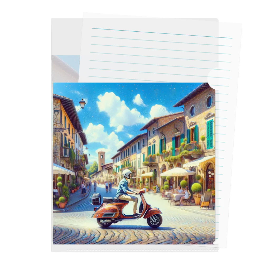 nuuartのバイクでお買い物 Clear File Folder