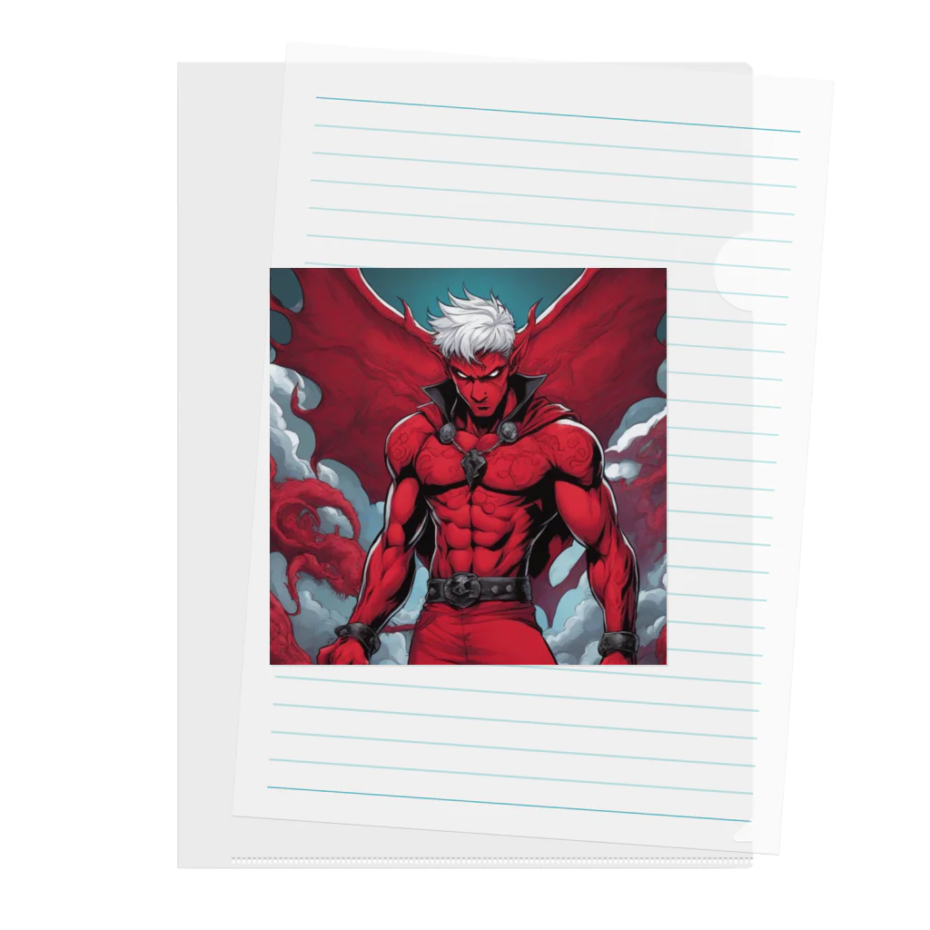 taturou-11777の赤い悪魔 Clear File Folder
