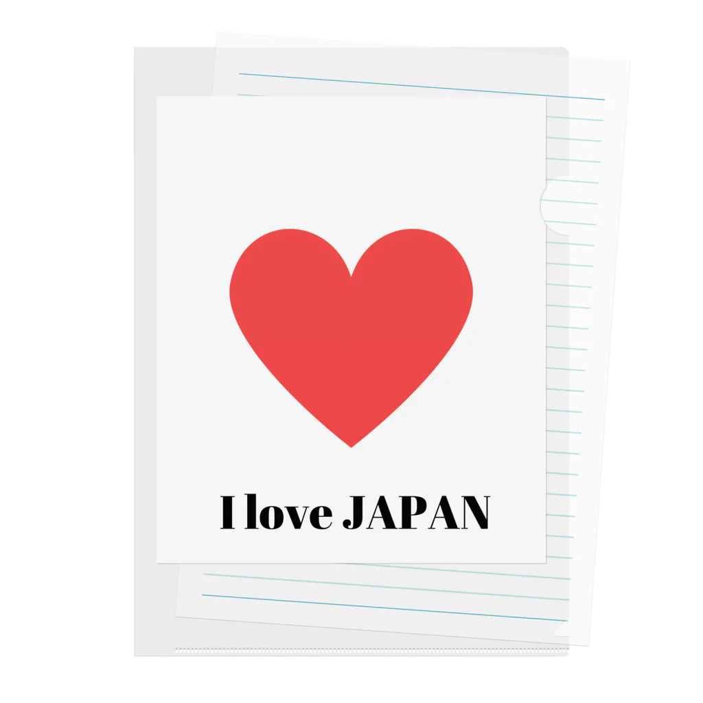 Your LifestyleのI love Japan Clear File Folder