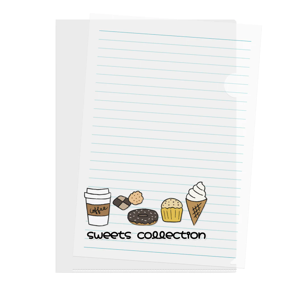 sari'sのsweets collection Clear File Folder