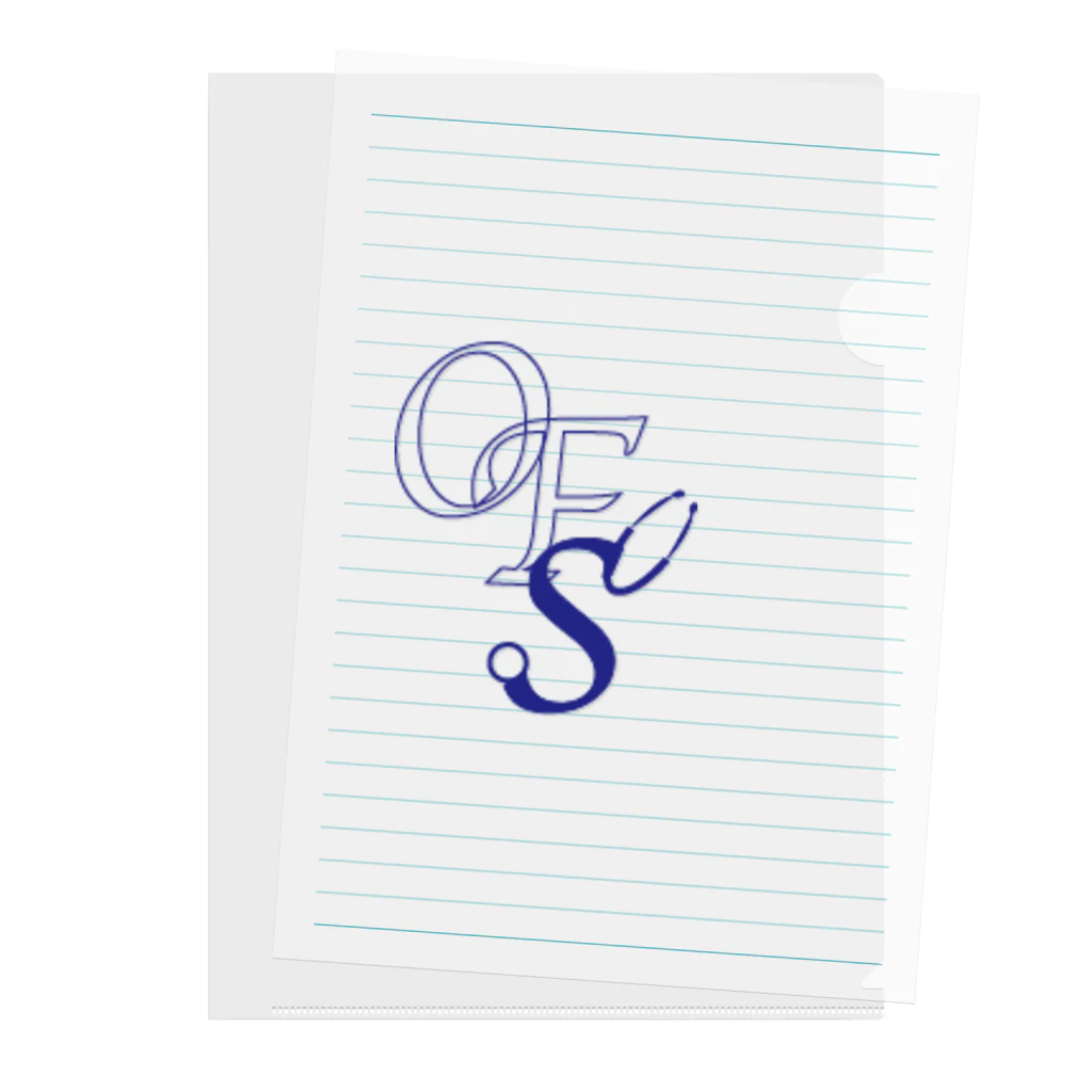 seri09のOfficeS "The Navy" Clear File Folder