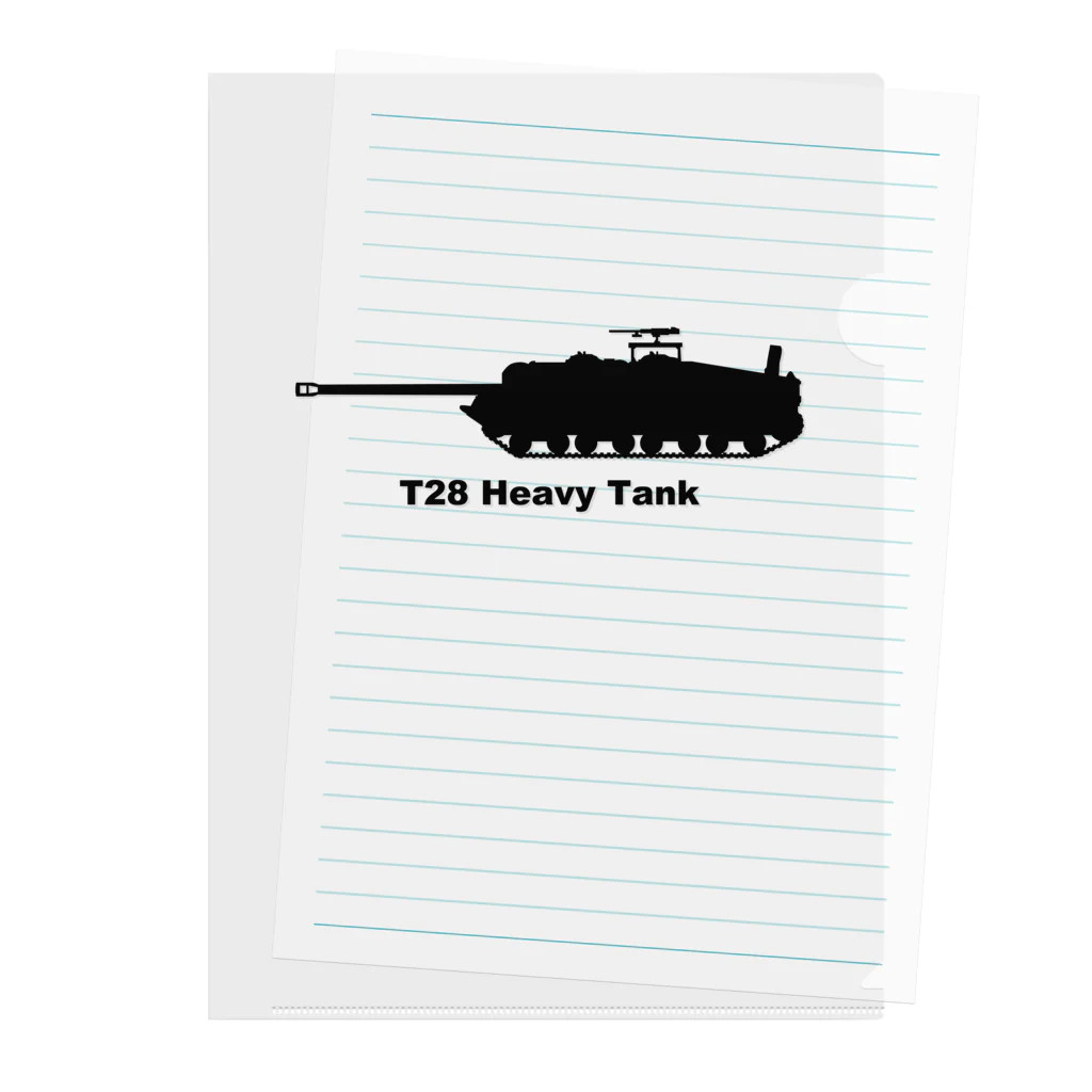 puikkoのT28重戦車 Clear File Folder