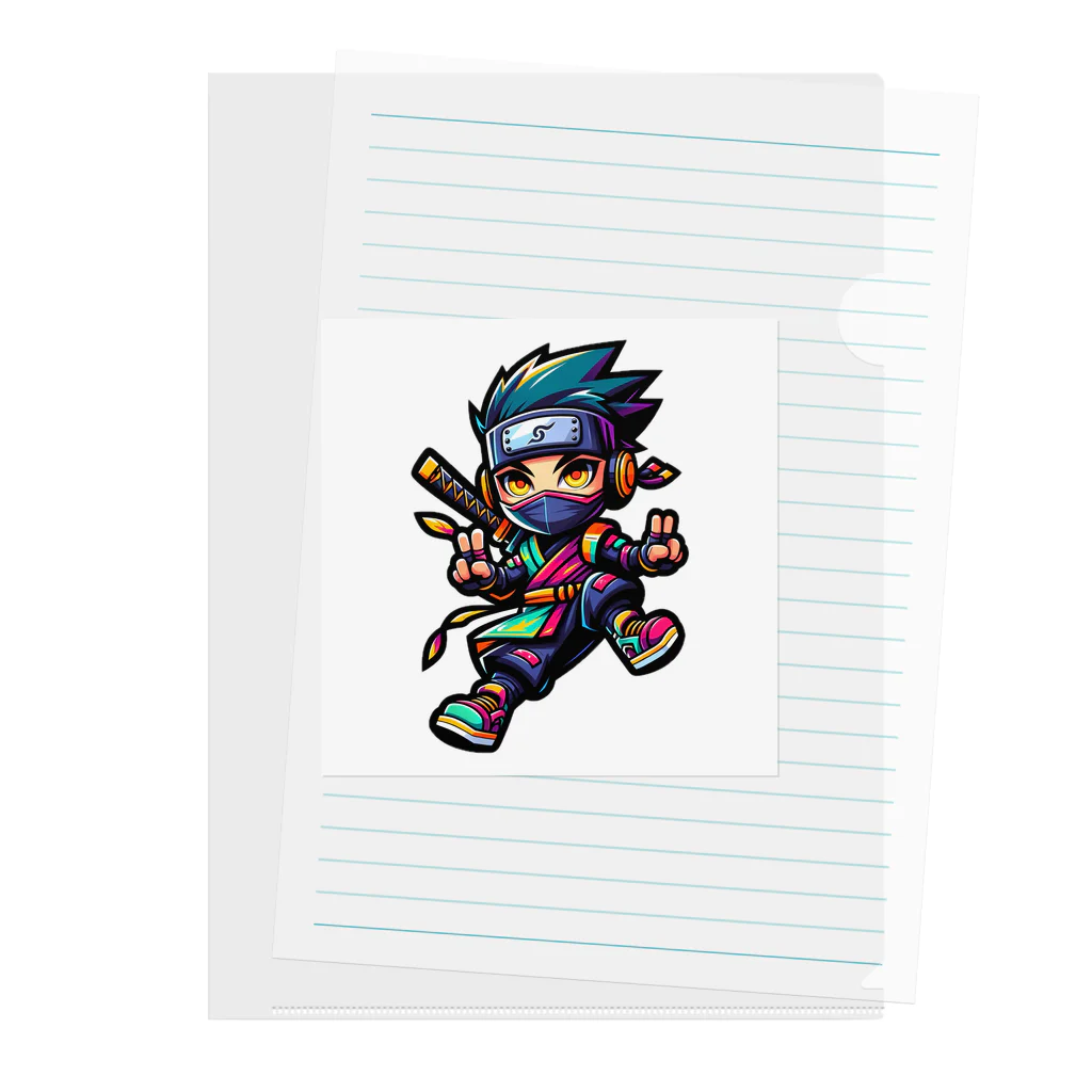 rsrsrsrsrの“Digital Ninja” Clear File Folder