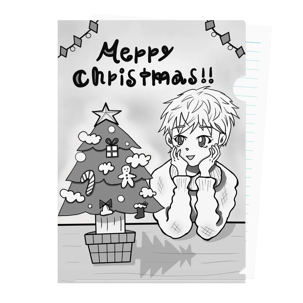 あーとイラスト工房のクリスマスのひと時 クリアファイル