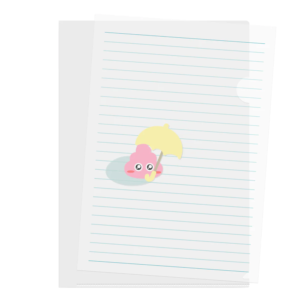 うんこちゃん！のあめのひうんこちゃん！ Clear File Folder