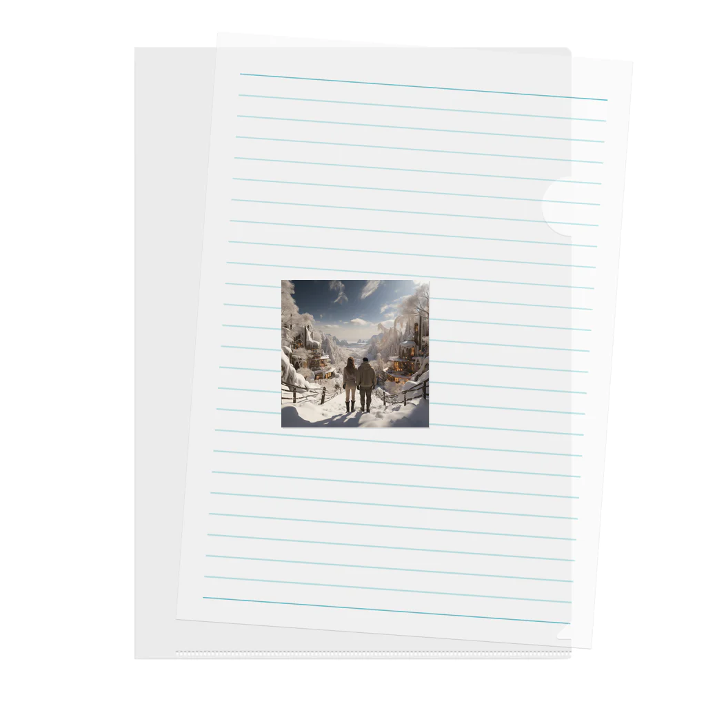 aoicanonのEnchanted Winter Vista Clear File Folder