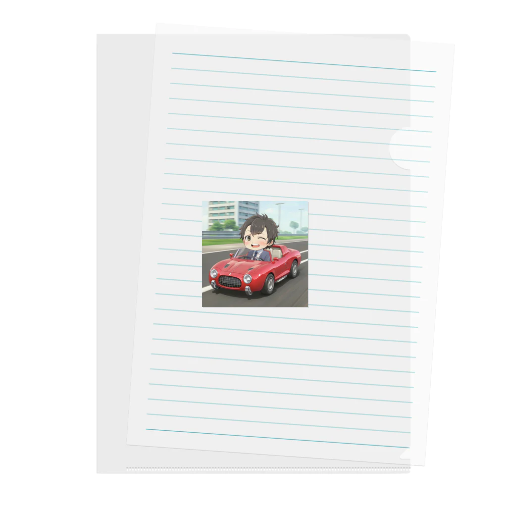 なお（ｻﾗﾘｰﾏﾝ）＠AI使って情報発信中のオープンカーでウィンク＠サラリーマン Clear File Folder