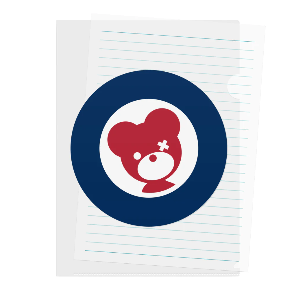 ROYAL BEAR FORCEのRoundel (Low-priced) Clear File Folder