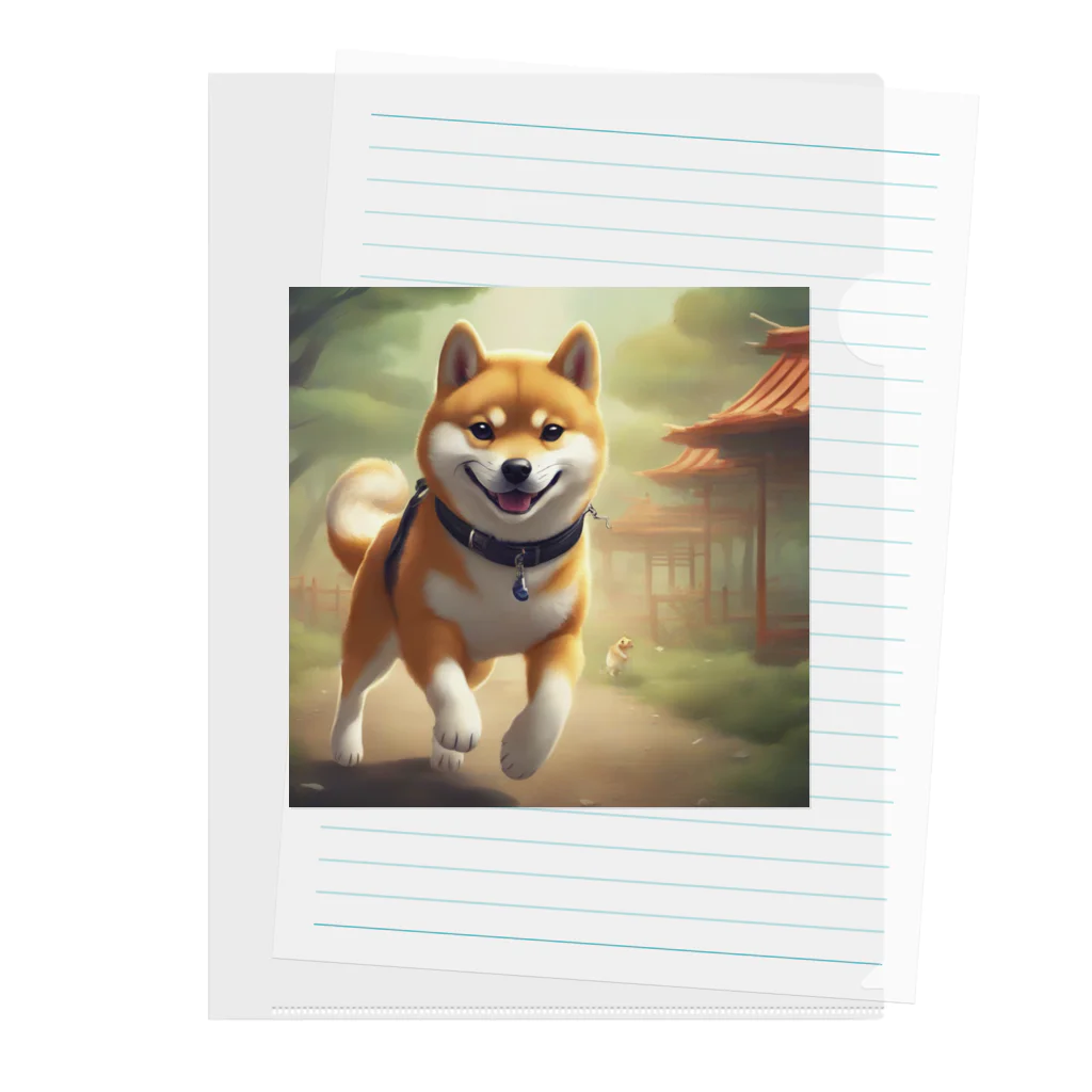 Ricky-Rickyのやんちゃな柴犬 Clear File Folder