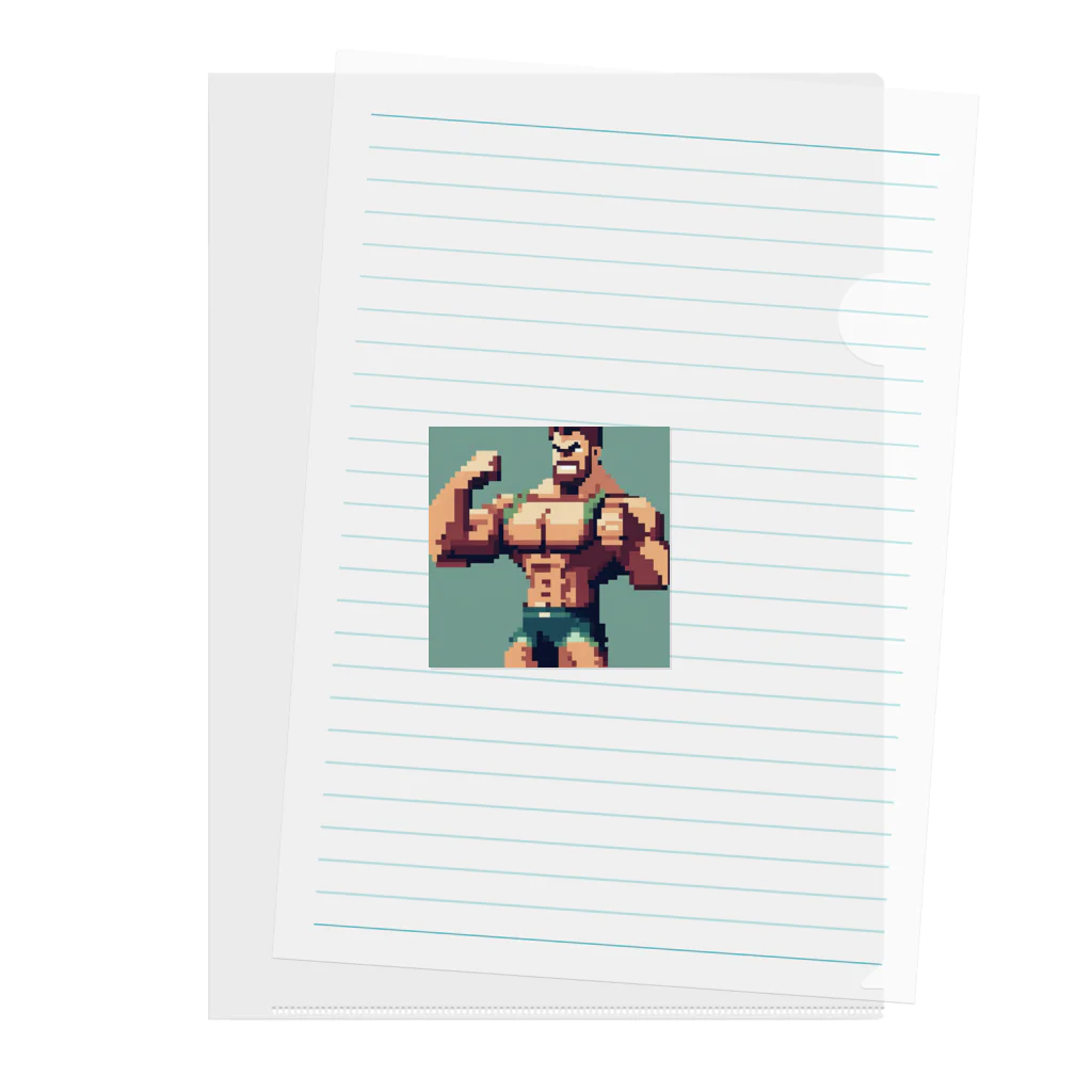 nakasato442のマッチョのドット絵６ Clear File Folder