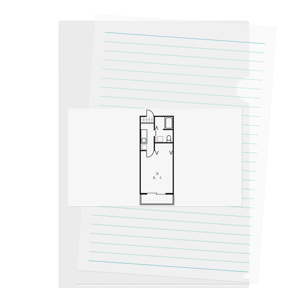 Liracの間取り図 クリアファイル