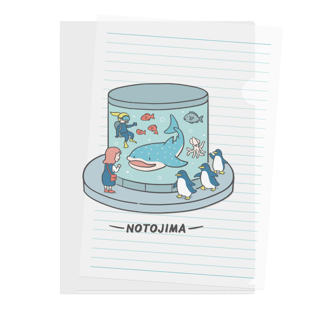 NBworksのNOTO NOTE ～能登の旅・能登島～　 Clear File Folder