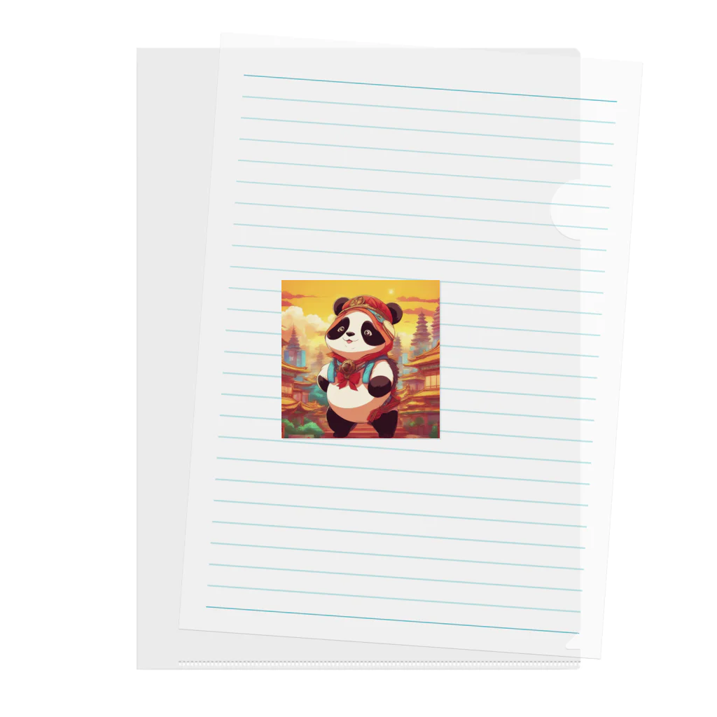 crazypanda2の冒険パンダ Clear File Folder