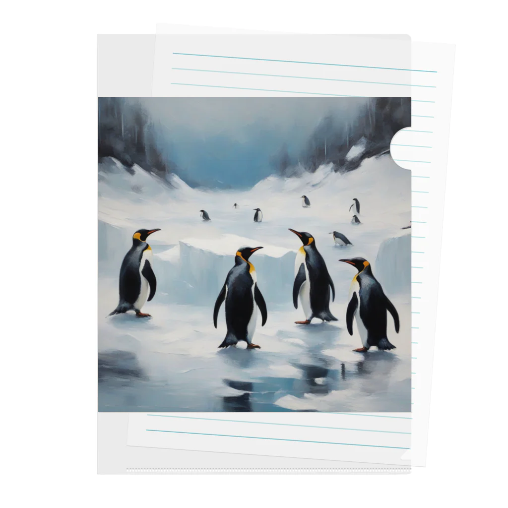 akipen76の共存を目指すペンギン Clear File Folder