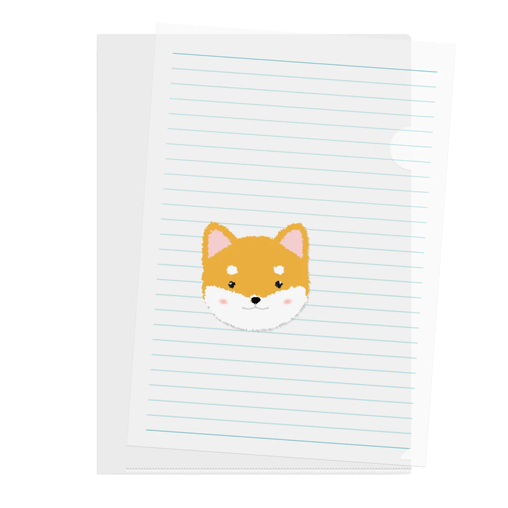 hoop0006の柴犬 Clear File Folder