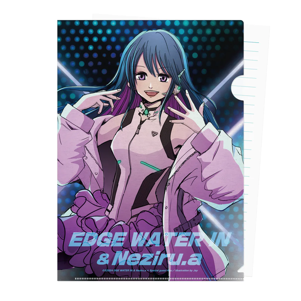 EDGE WATER IN officialのEDGE WATER IN & ねじる.a クリアファイルB クリアファイル