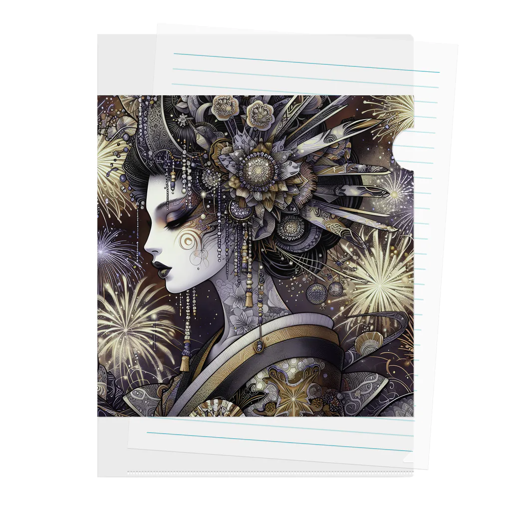 Moichi Designs Shop-2023の夢幻の舞い Clear File Folder