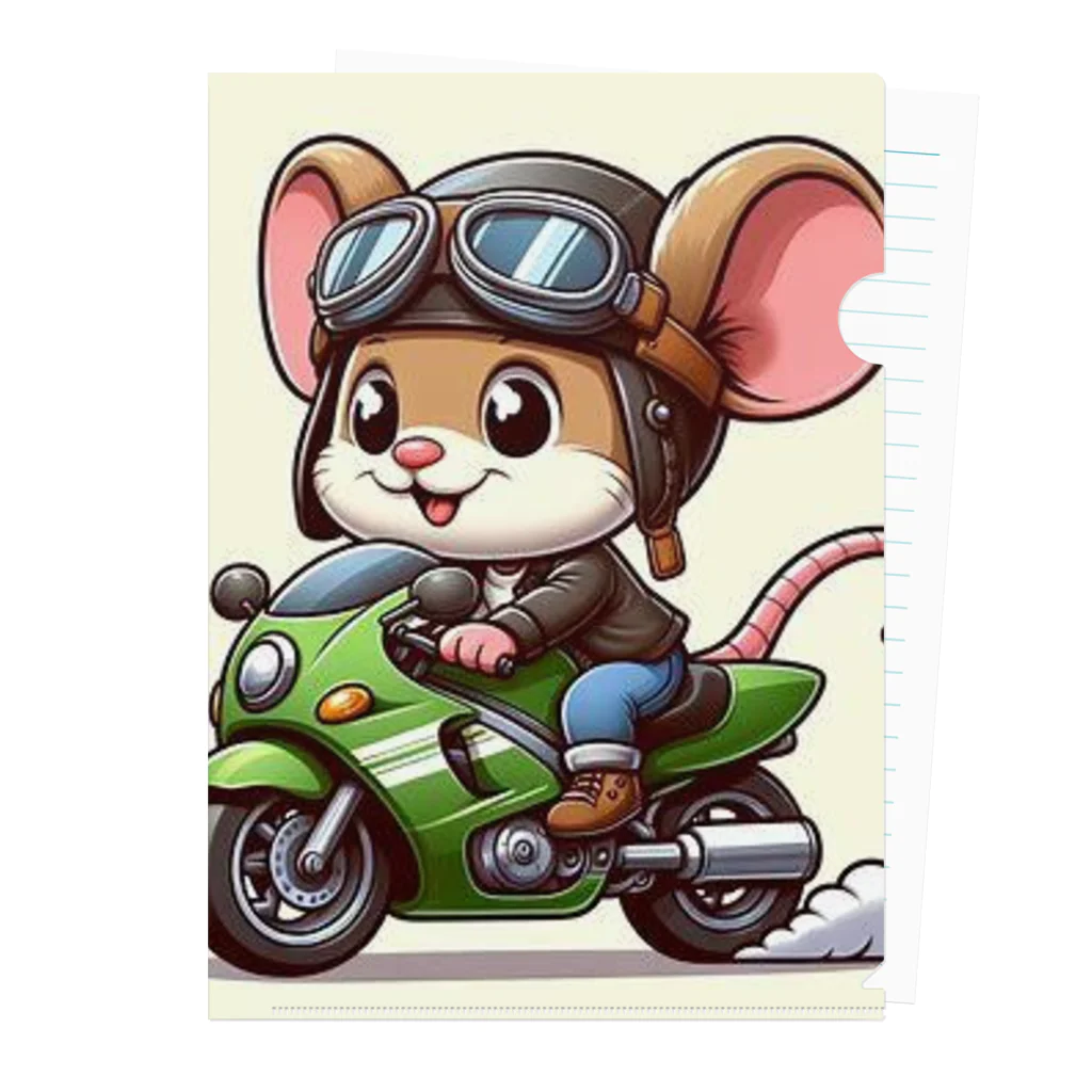 kyokingのバイクねずみ Clear File Folder