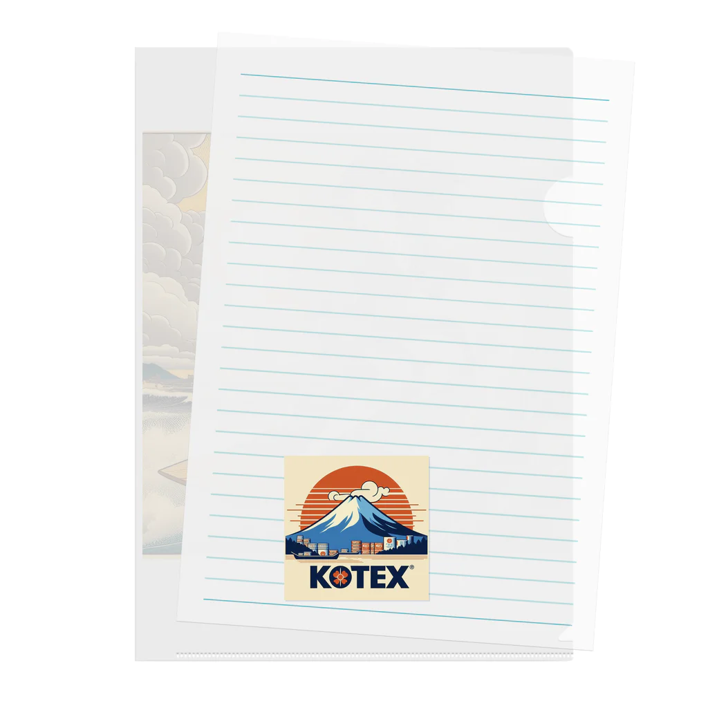 KOTEXのKOTEX ロゴ Clear File Folder