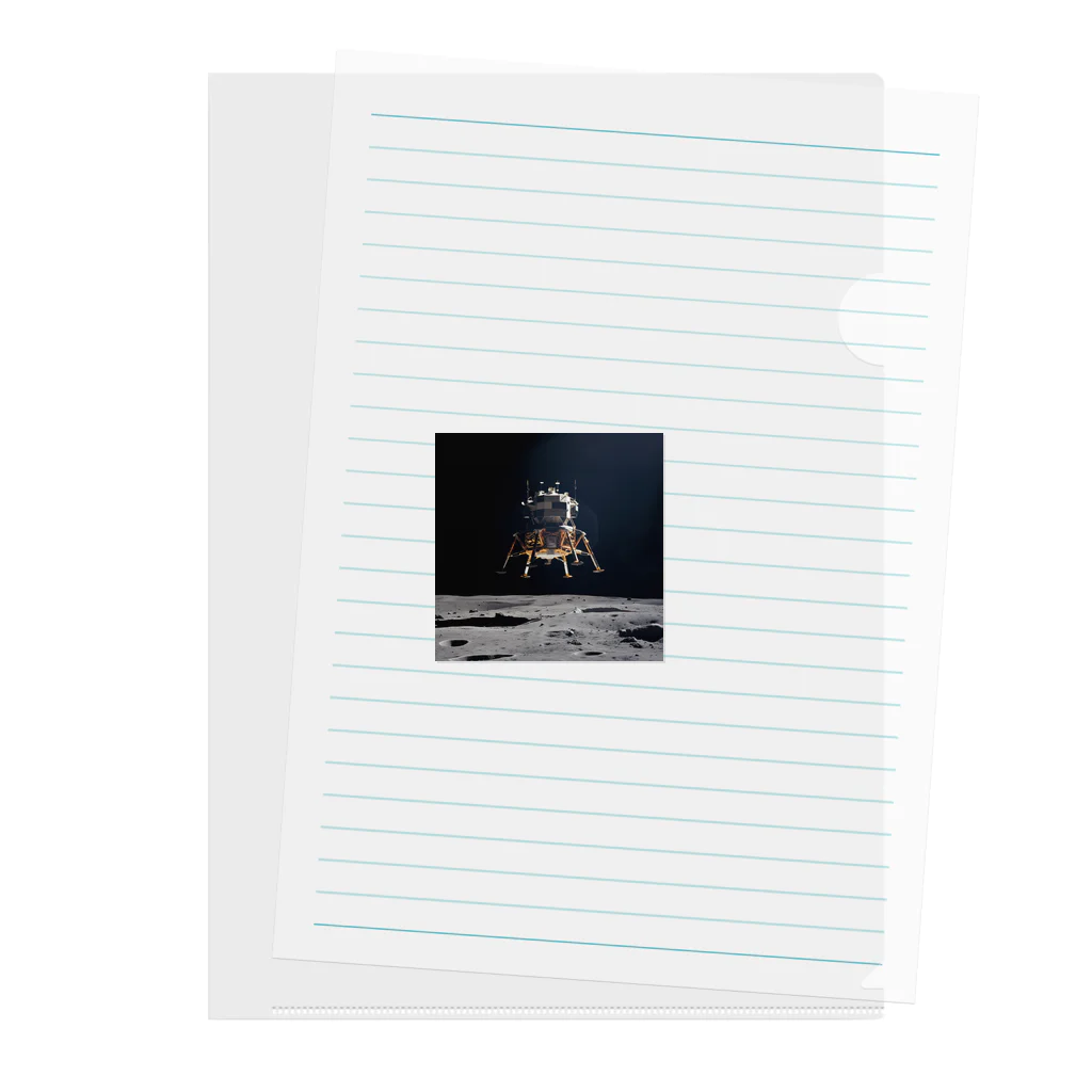 AQUAMETAVERSEの衛星　なでしこ1478 Clear File Folder