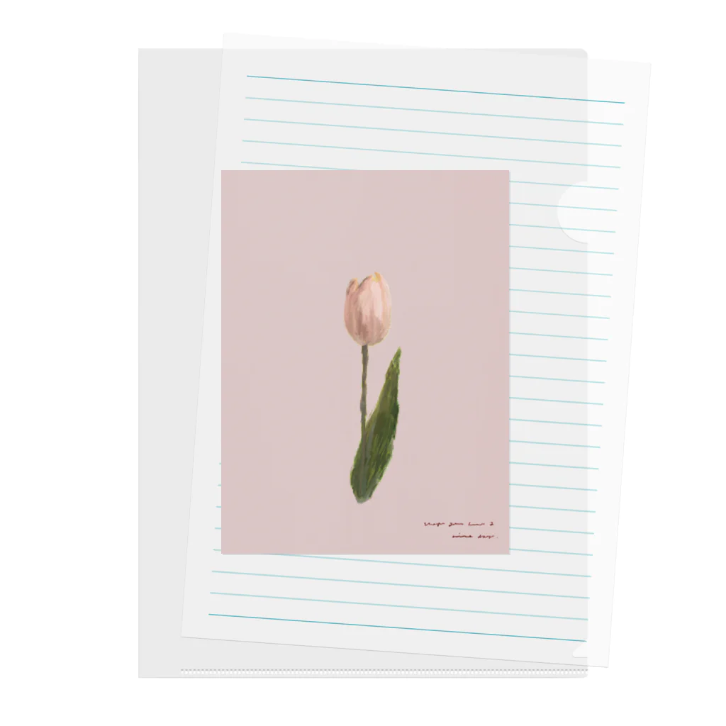 rilybiiの*Cherry Blossom ,Peach ,Tulip . Clear File Folder