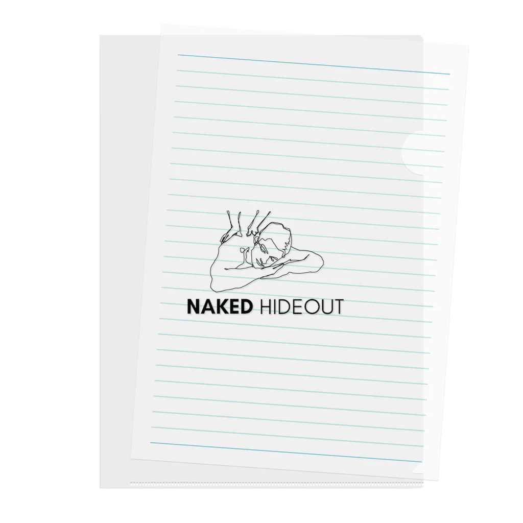 春田 秀一のNAKED HIDEOUT クリアファイル