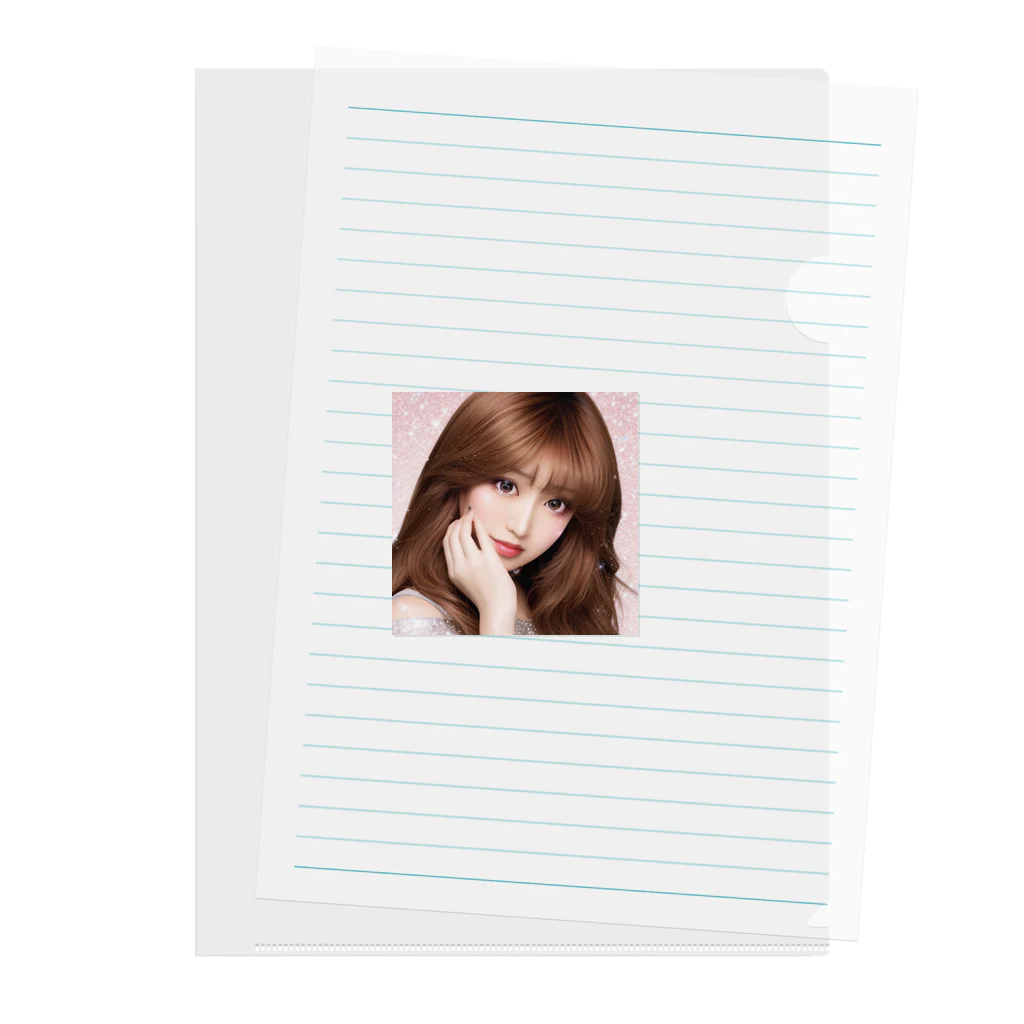 AI ミナミ🩷🩵のAI ミナミ　アイドル Clear File Folder