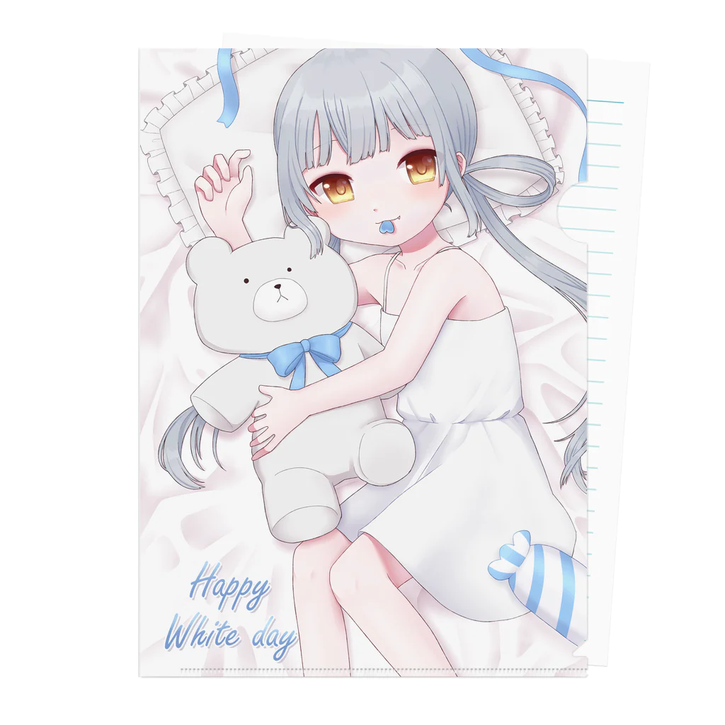 ライセ教物品販売所のWhiteday 2024 Clear File Folder