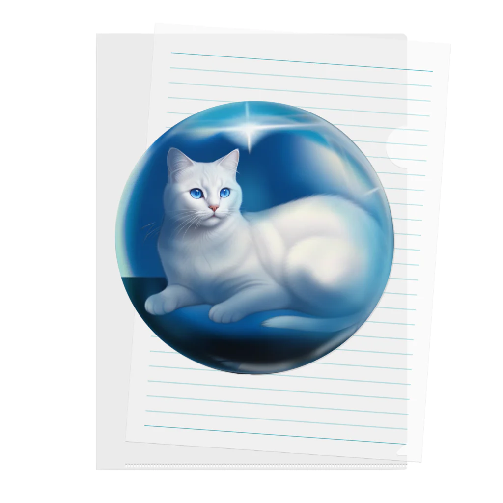 Sacret Animals in your headのSecret CAT in your head 聖なる猫 Clear File Folder