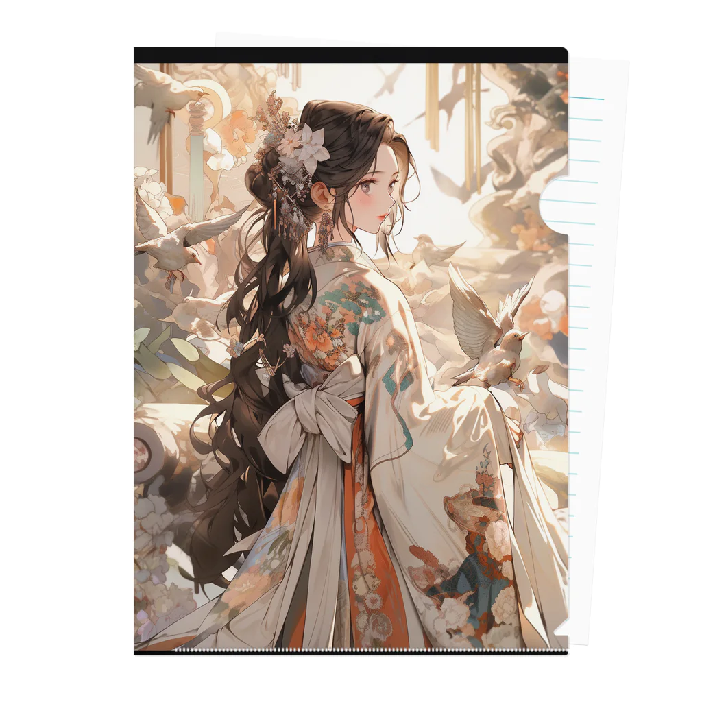 AQUAMETAVERSEの東洋のお姫様　なでしこ1478 Clear File Folder