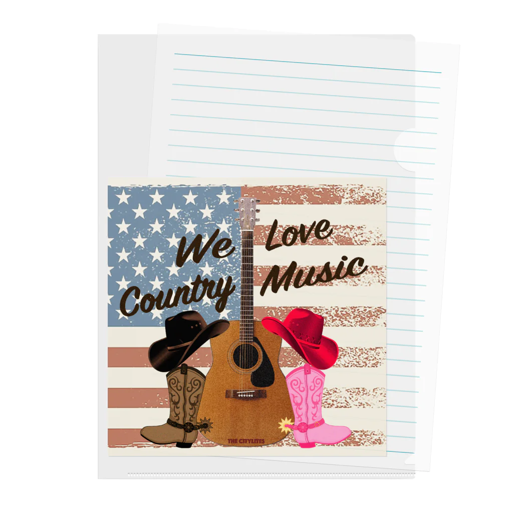 country music house !の2024 Country Music Clear File Folder