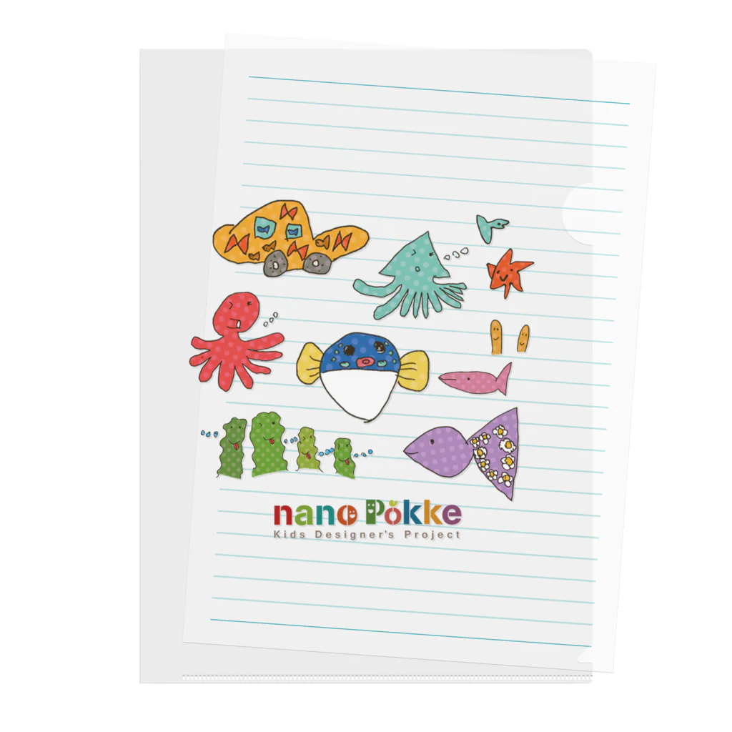 Kids Designer's Shopの海の仲間その２ Clear File Folder