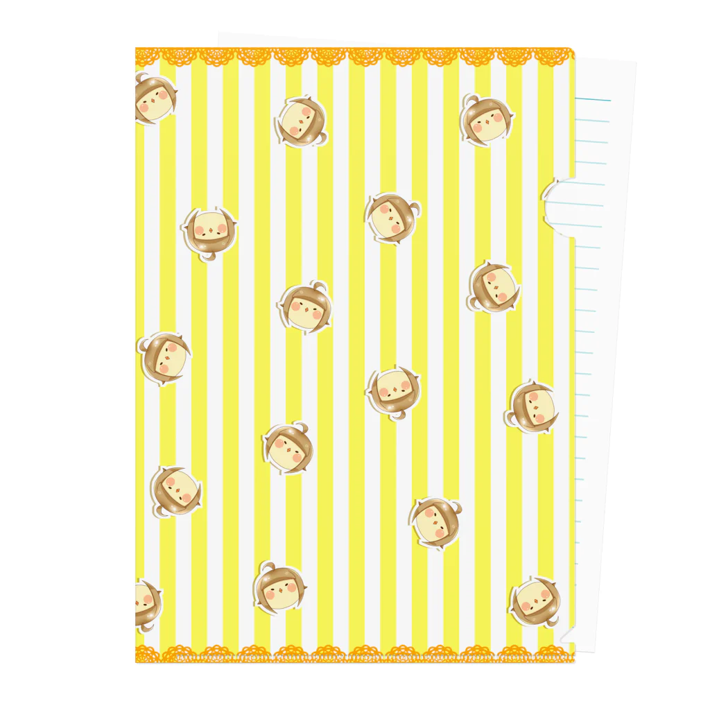 夢來 怜の宝箱のぴよこのクリアファイル Clear File Folder