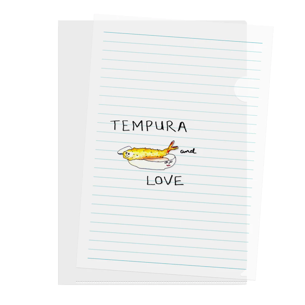 SquidinkのTempura and Love Clear File Folder