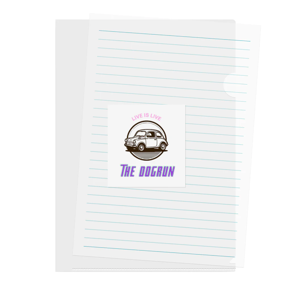 araakii@꧁THE DOGRUN꧂のTHE DOGRUN CAR Clear File Folder