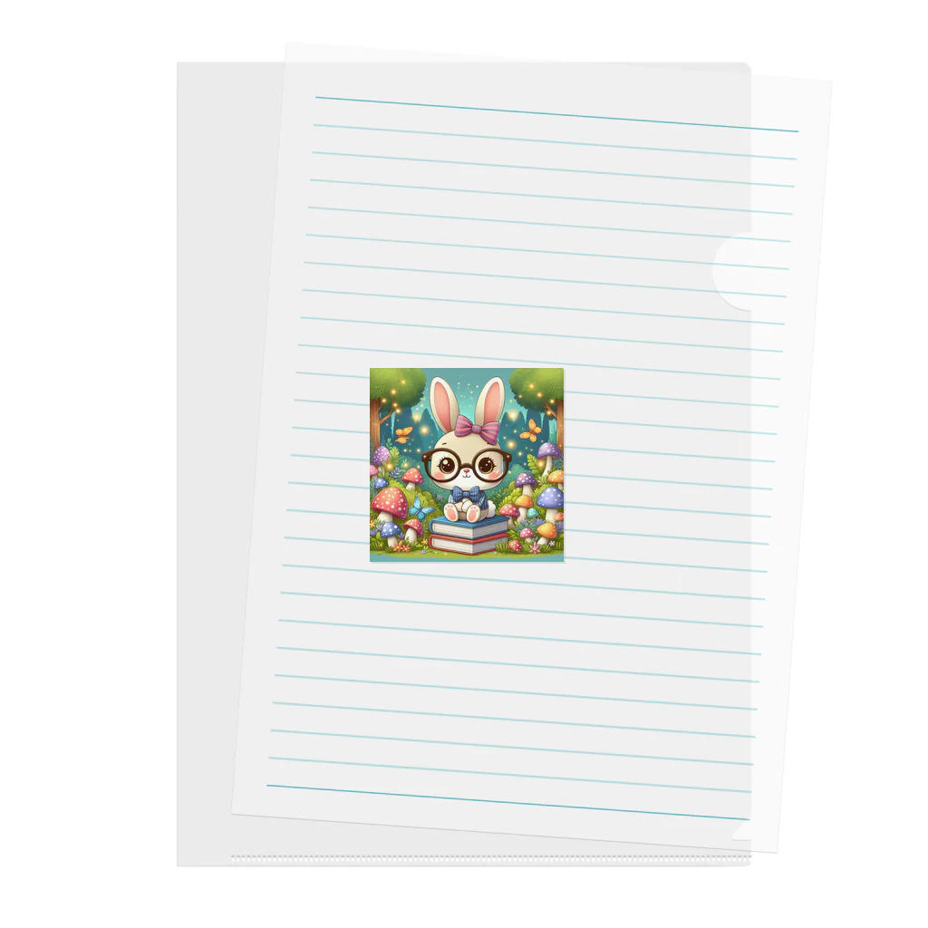 denyo dreamのウサギのアマリリス Clear File Folder