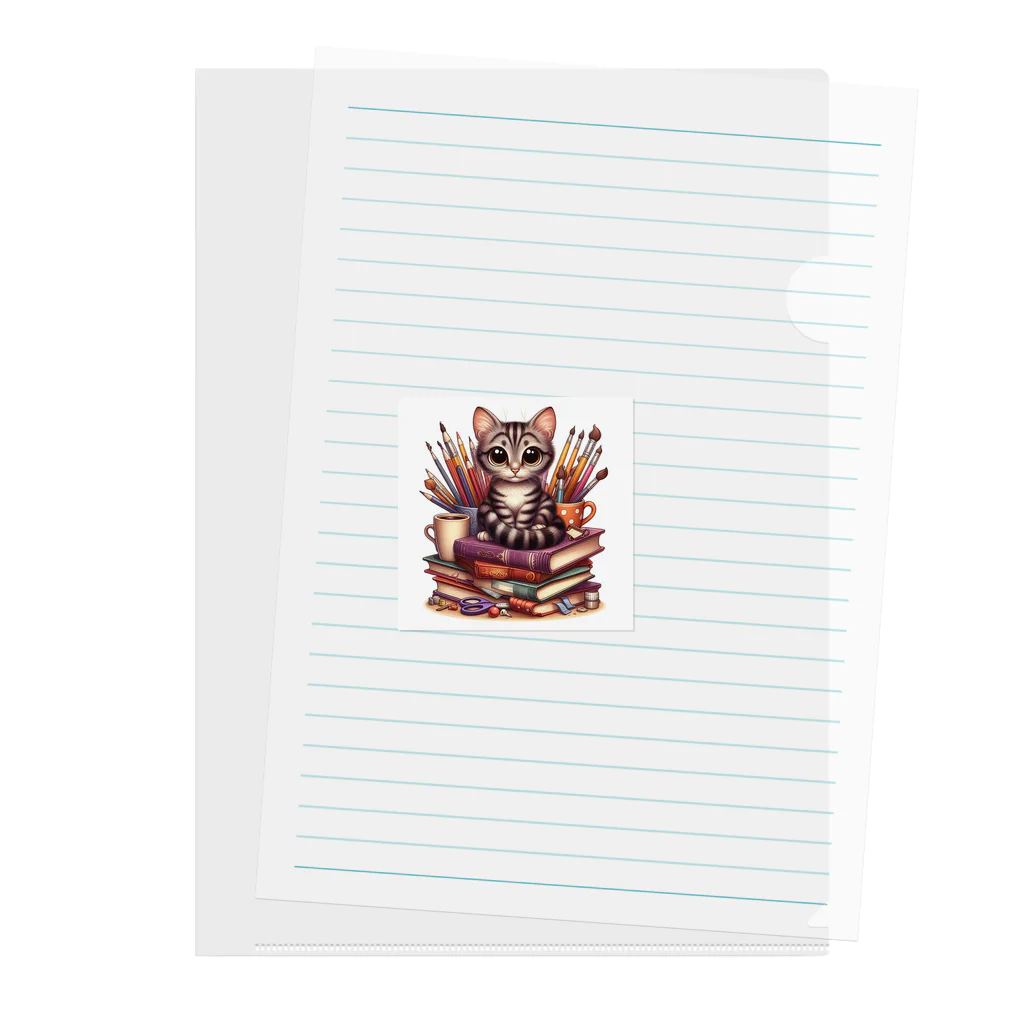 Akira03の猫 Clear File Folder