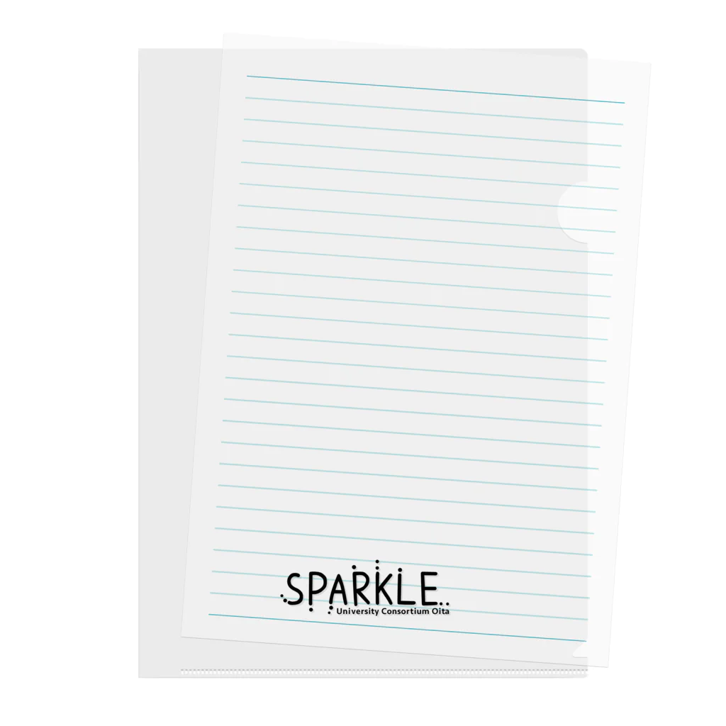 SPARKLEのSPARKLE-ドロップス Clear File Folder