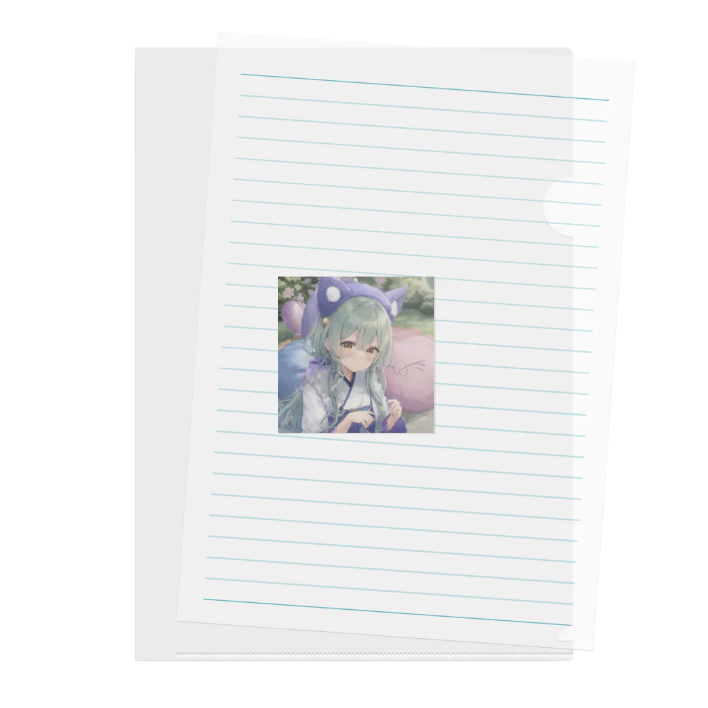 いよさんの楓ちゃん (kaede) Clear File Folder