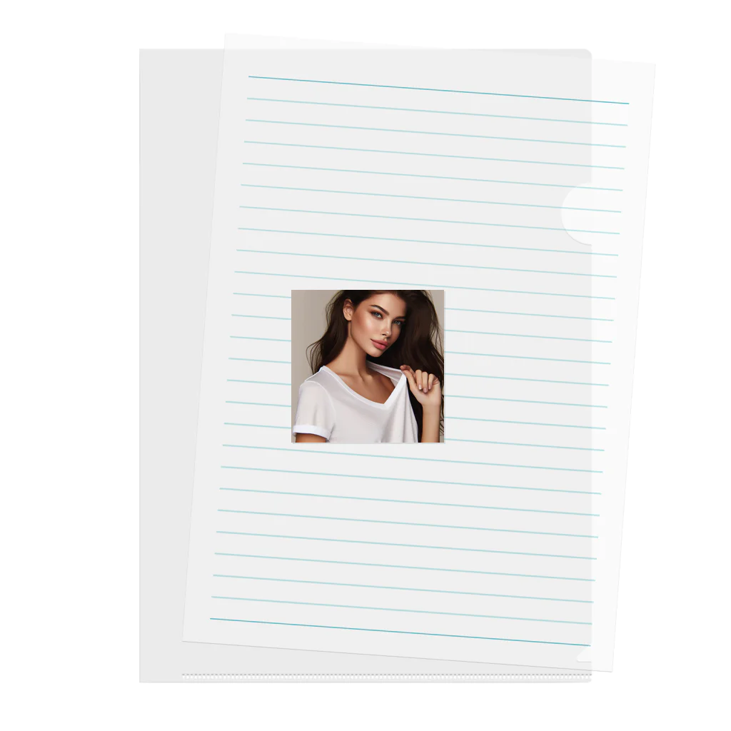 beautyのサーシャ Clear File Folder