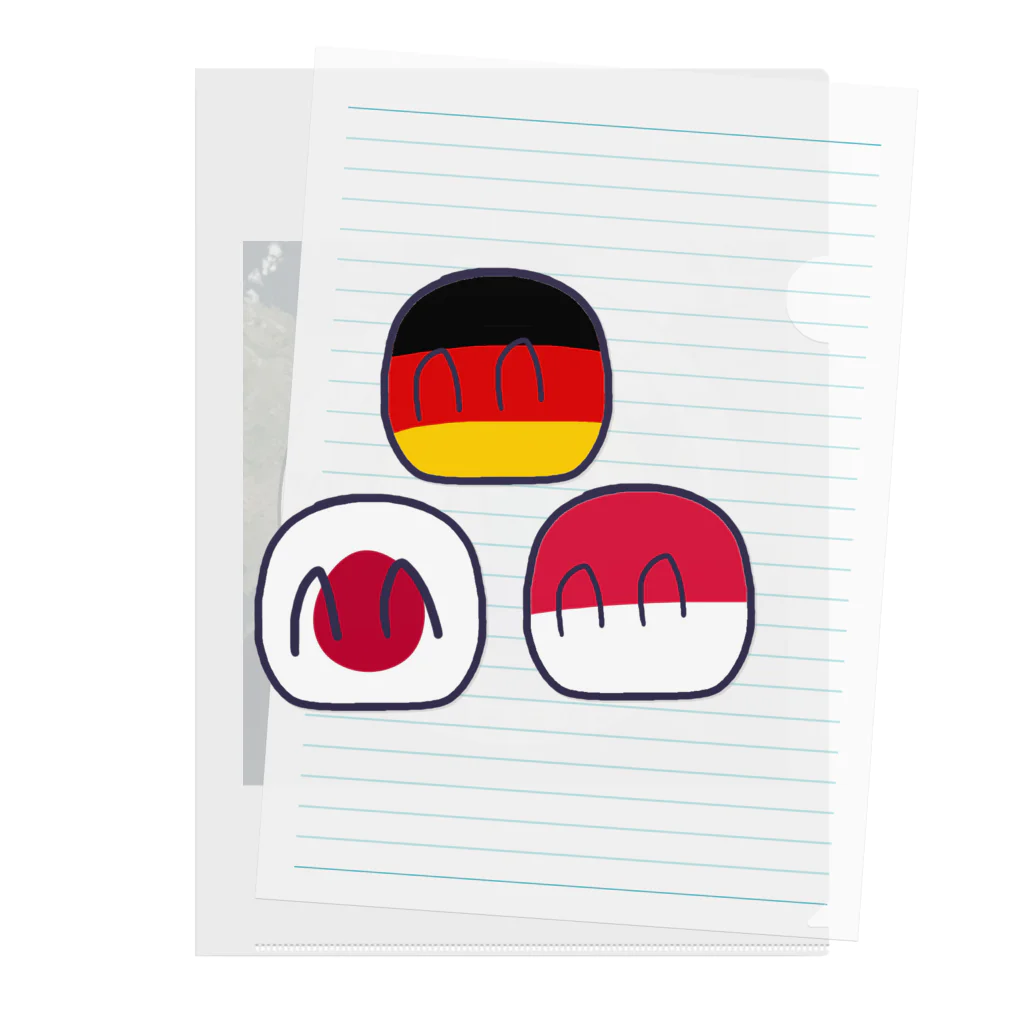 Shop of Haatania Ball (Polandball)のﾎﾟｰﾗﾝﾄﾞﾎﾞｰﾙ色々 Clear File Folder