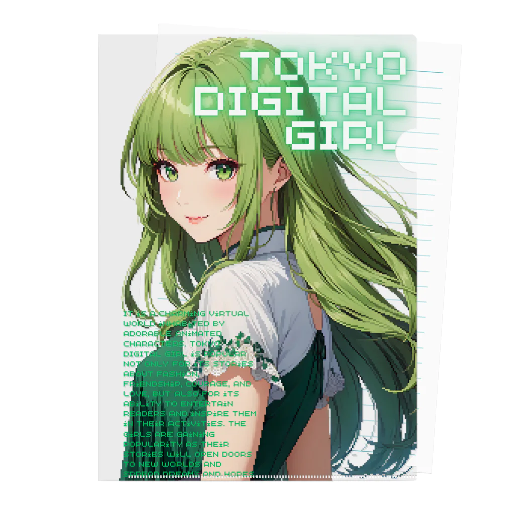 TOKYO DIGITAL GIRLのTOKYO DIGITAL GIRL 02 クリアファイル