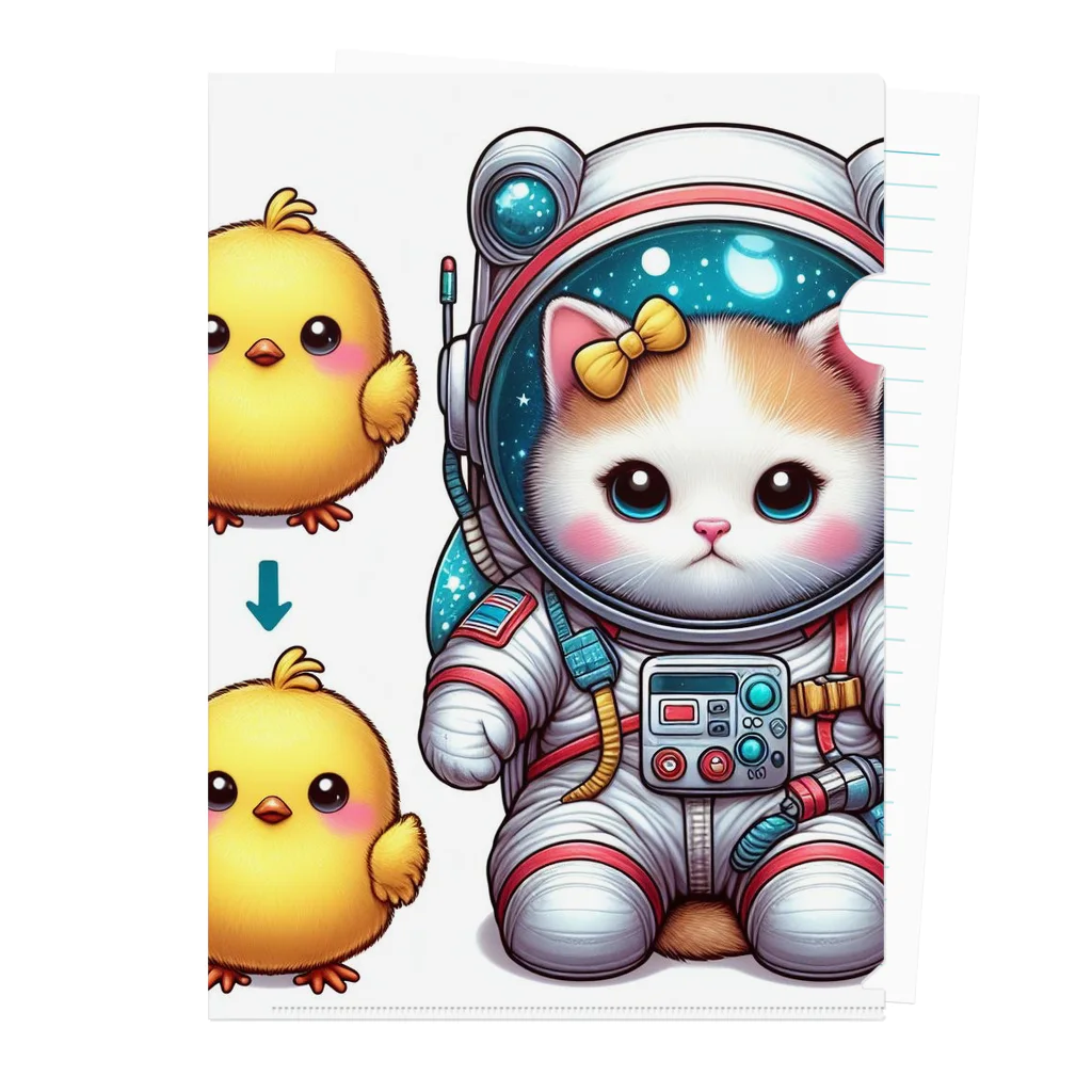 ichi_cocoのスペースキティ Clear File Folder