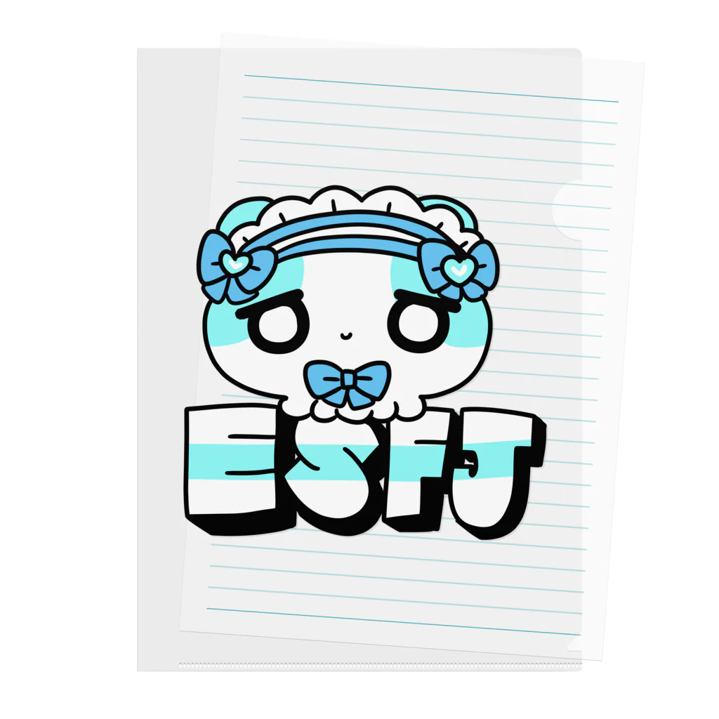 ムラサキゲジゲジのオンラインショップの16性格タコちゃんず ESFJ Clear File Folder