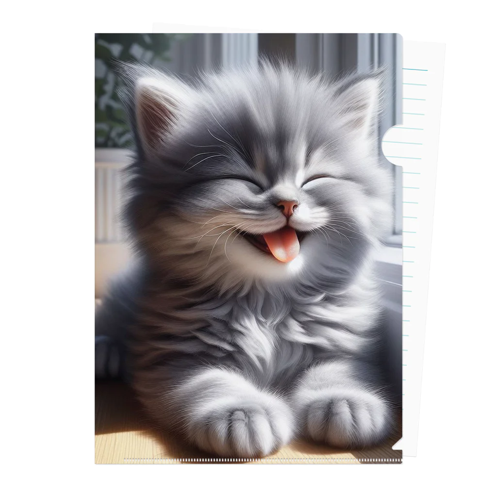 kangekiのあかんべにゃんこNo.4 Clear File Folder