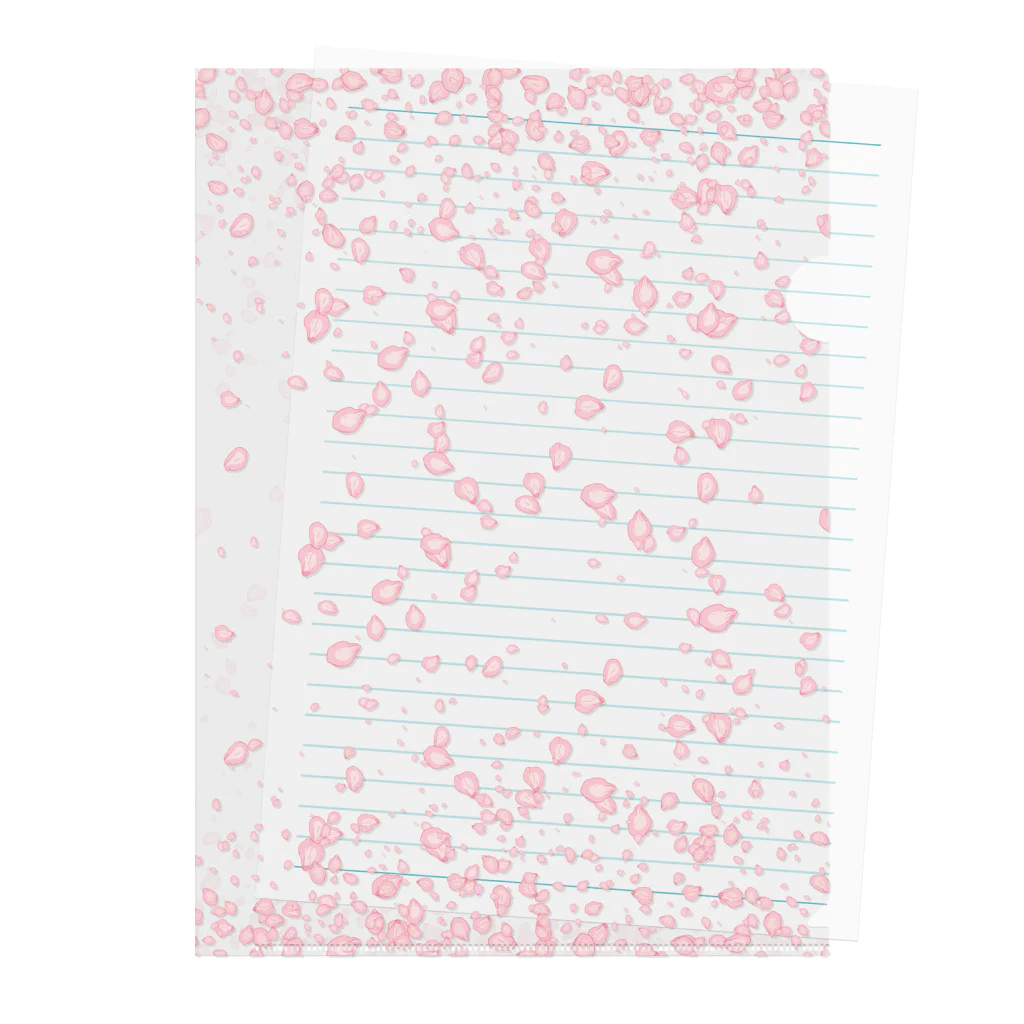 ヒマラヤン宮殿の桜吹雪 Clear File Folder