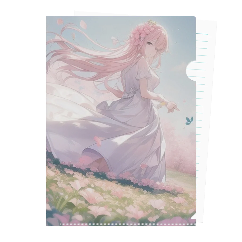 R-mayの草原の少女 Clear File Folder