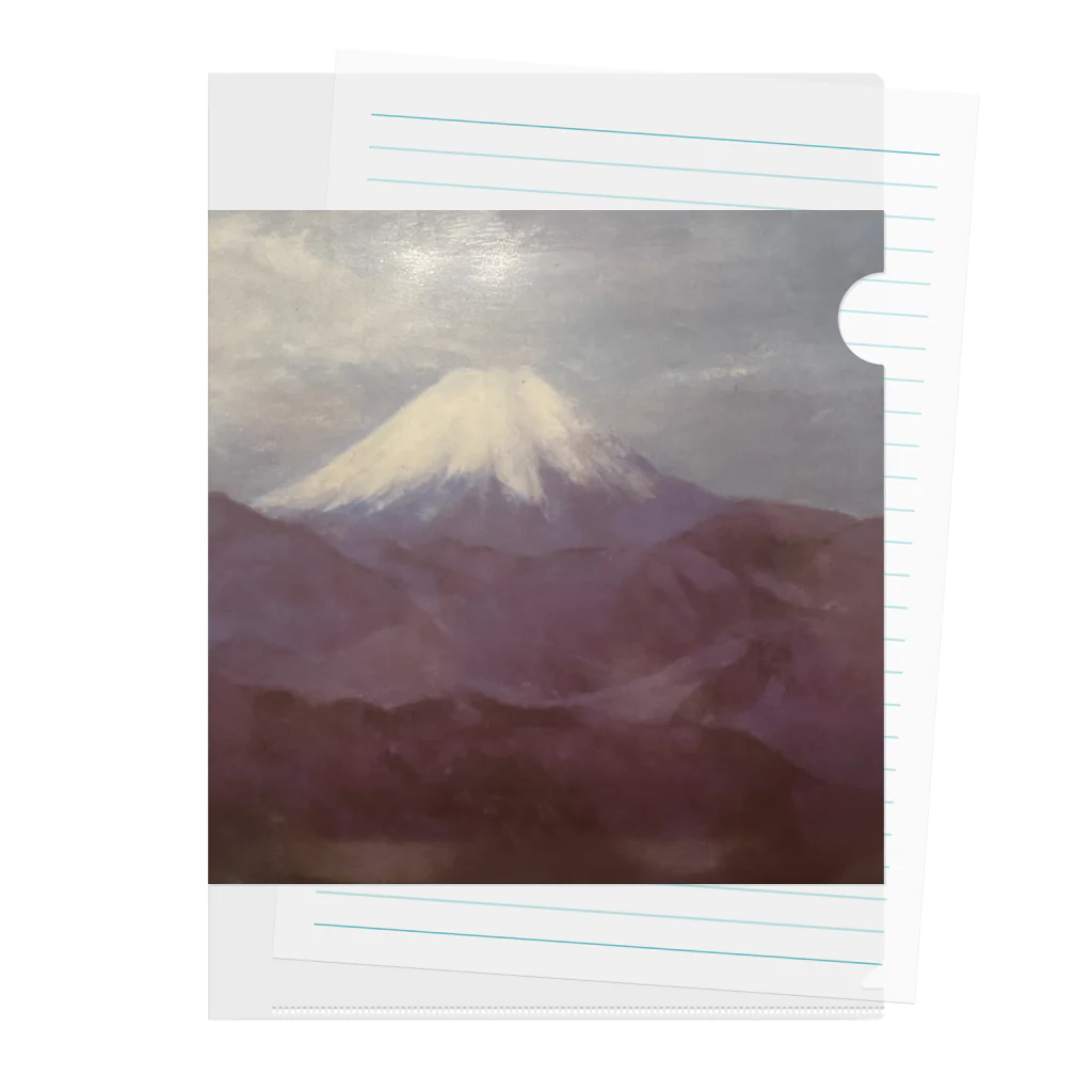 hagi528の富士山を仰ぐ❗️ クリアファイル