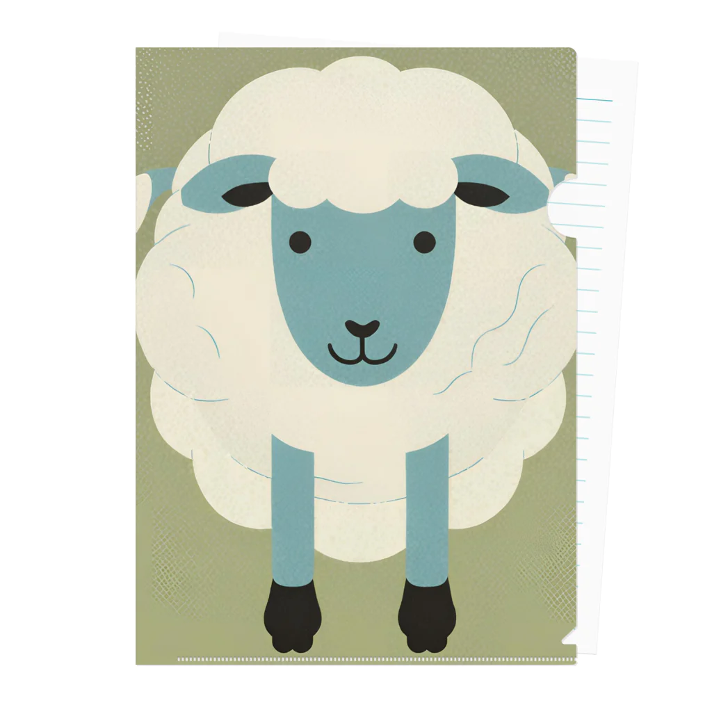 AIMAISの羊 Clear File Folder