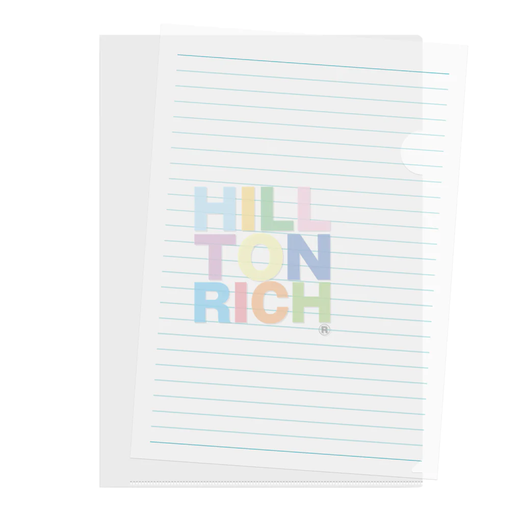 HILLTONRICHのHIRRTON RICH 公式アイテム Clear File Folder